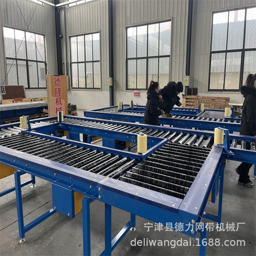 无动力滚床输送线纸板运输辊道线工位组装传送带自动启停滚筒线