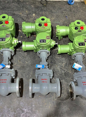 隔爆兼本型电动闸阀ZJ941H-40C DN300矿用一体式电动闸阀 AC1140V