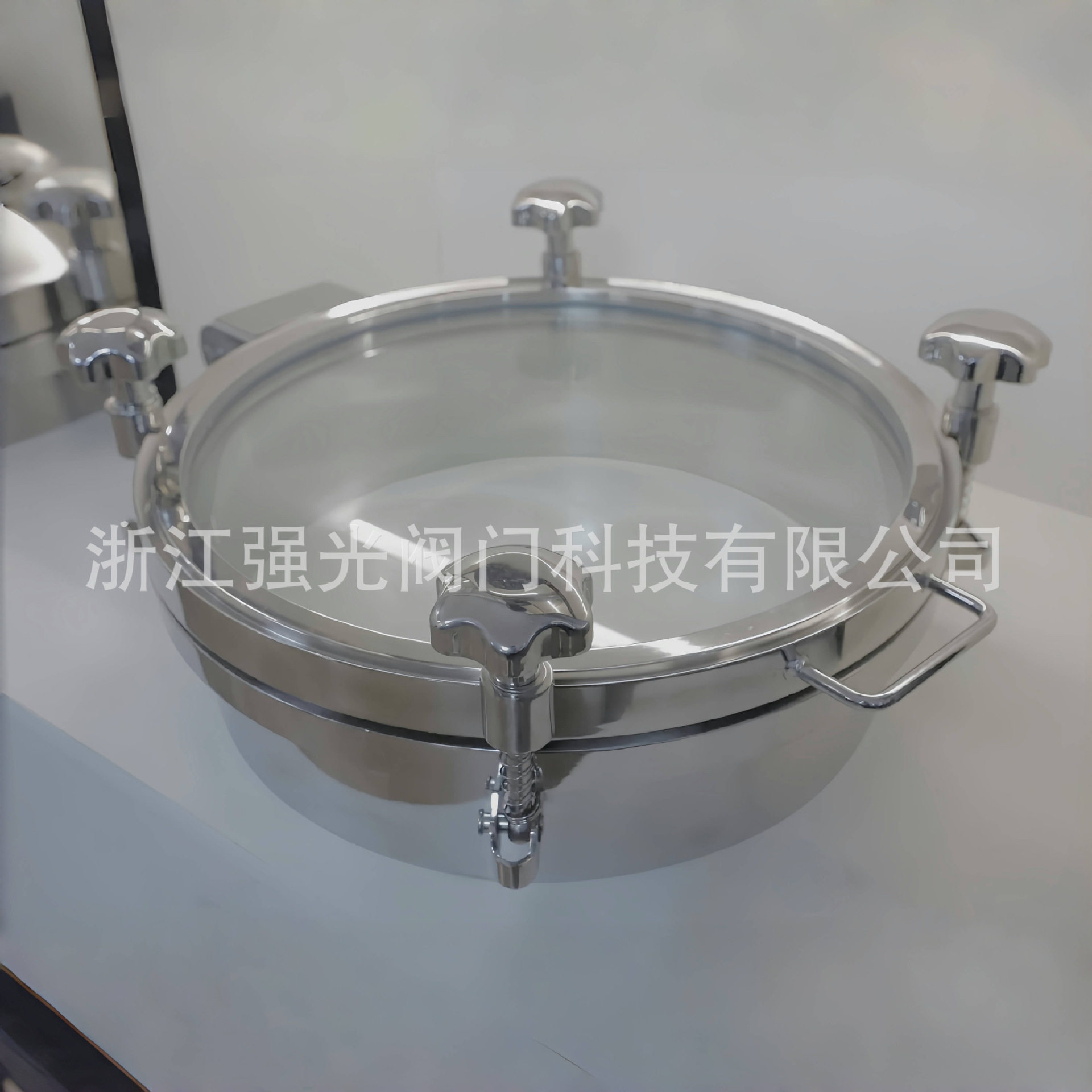 卫生级食品级不锈钢糖化锅糖化罐罐顶快开全玻璃窗人孔盖304/316L
