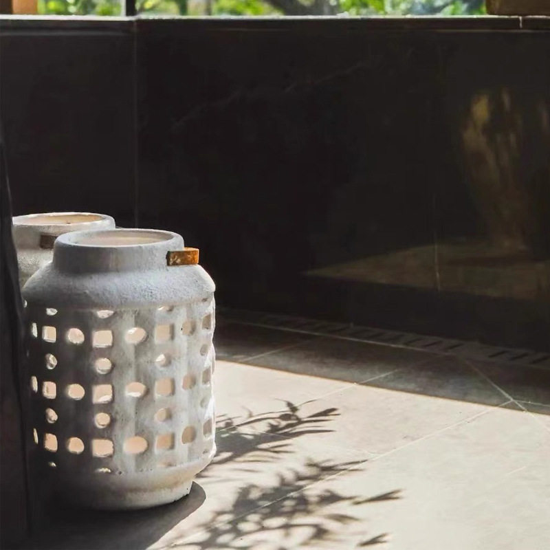 简约复古风镂空陶瓷花瓶风灯民宿样板间售楼处软装插花器饰品摆件,电子元器件市场,电线扎带/束线带,淘宝优惠券,粉丝福利购,淘宝优惠卷