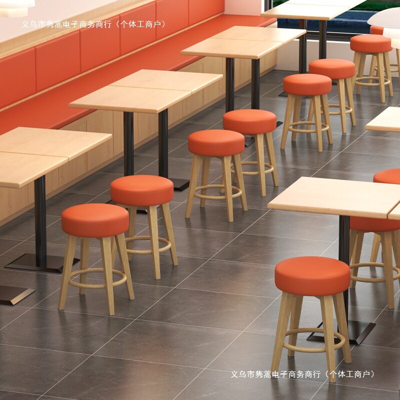 新中式商用家用圆凳餐桌凳