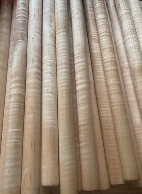 硬枫木仁杆圆木棍实木圆木棒料圆木棍圆木条九球杆选料木棍材料