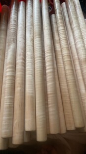 硬枫木仁杆圆木棍实木圆木棒料圆木棍圆木条九球杆选料木棍材料