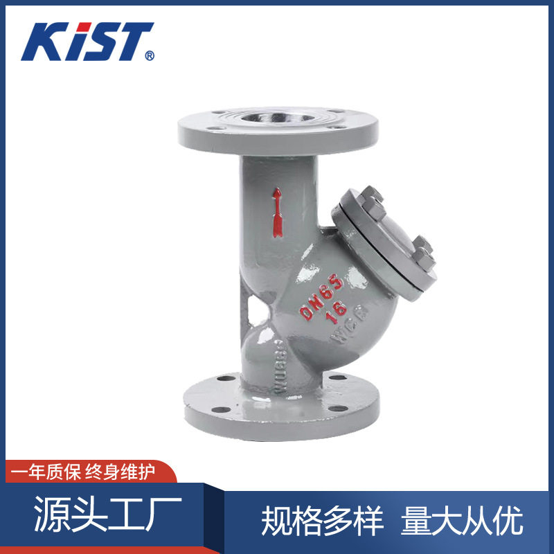 铸钢Y型法兰排污过滤器