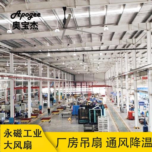 合肥工业用大型吊扇7.3米大风扇风量足覆盖广1h1度电奥宝杰热卖