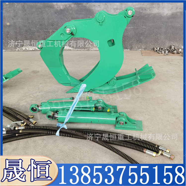 液压挖拔一体机 园林工程刨根机挖根起根夹子 挖树刀起拔树根现货