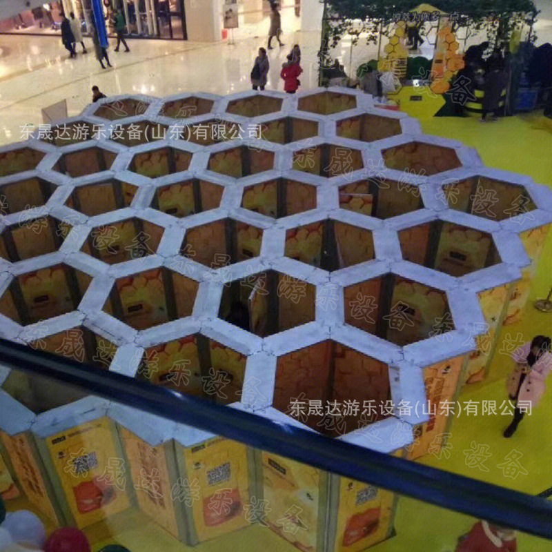 不锈钢蜂巢迷宫 商场景区游乐场儿童益智闯关暖场互动游乐设备