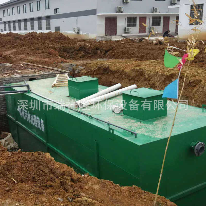 小型污水处理设备2立方一体化地埋式商用全自动智能污水泵玻璃钢