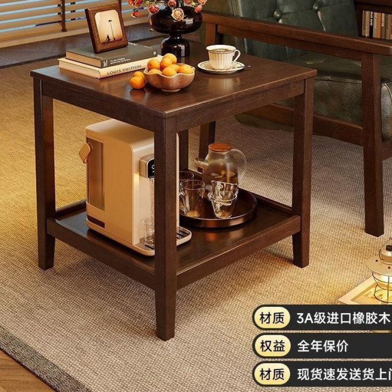 实木新中式边几小茶桌