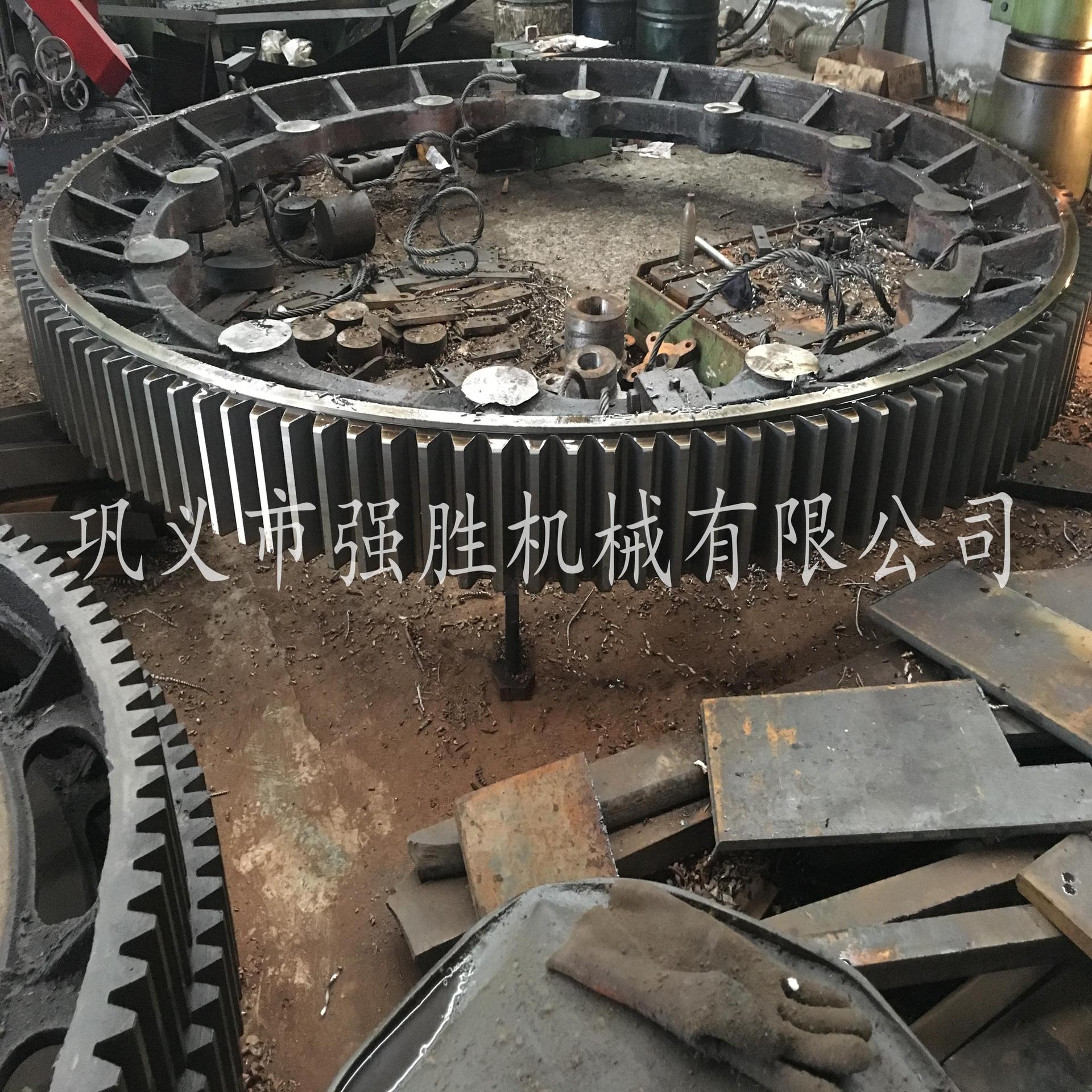 2.4米回转窑大齿圈带托轮挡轮