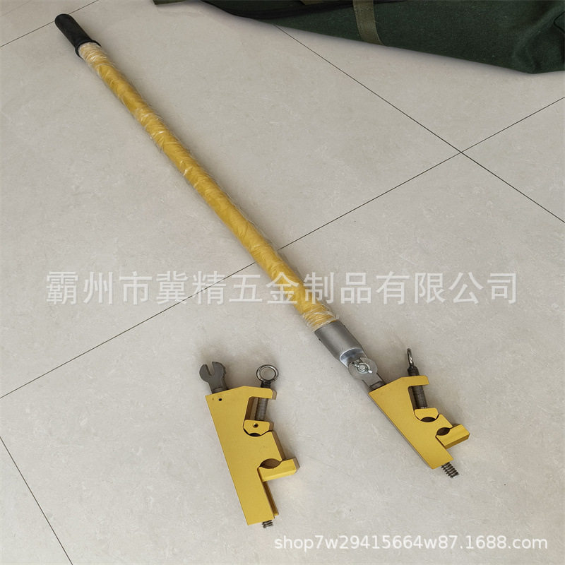 10kv带电作业垂直型双头锁杆线夹固定引流线夹锁杆高绝缘