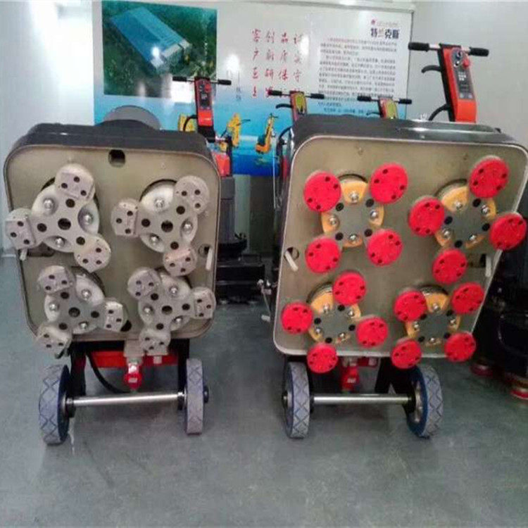 供应四盘研磨机固化地坪打磨机12个头的研磨机价格