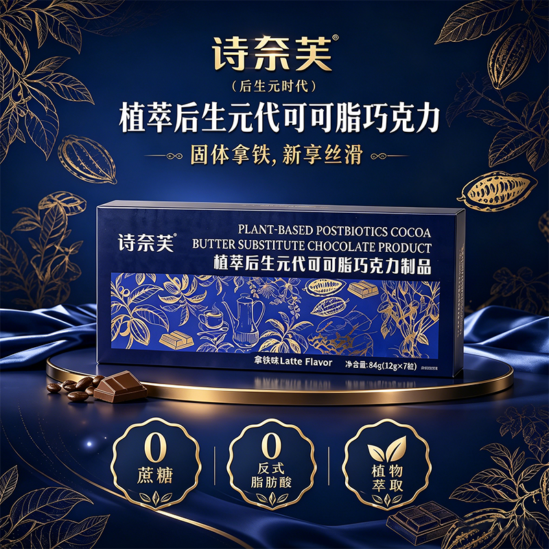 诗奈芙后生元益生元益生菌0蔗糖植物萃取拿铁黑巧克力制品代可可