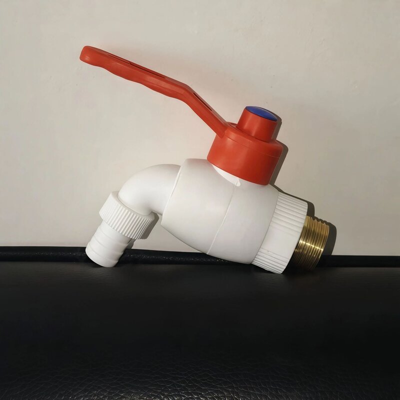 4分PPR大流量水龙头PPR钢芯球阀水龙头快速户外
