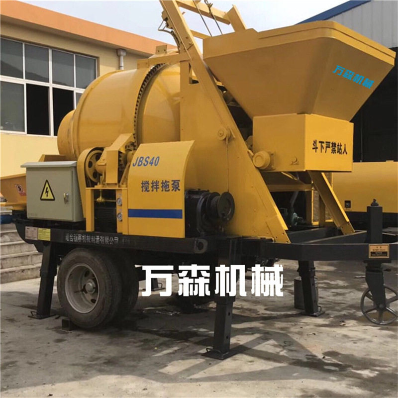 车载式搅拌泵送一体机 车载泵 车载搅拌输送一体机 打地梁混凝土