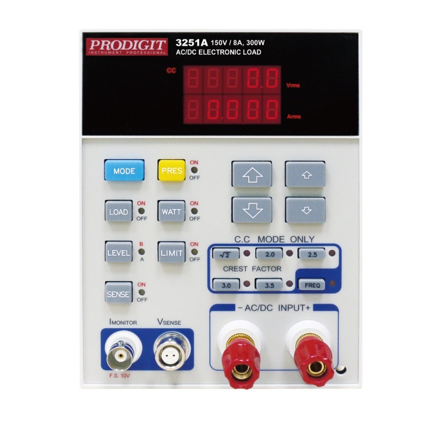 台湾Prodigit 3251A交直流电子负载150V/8A/300W