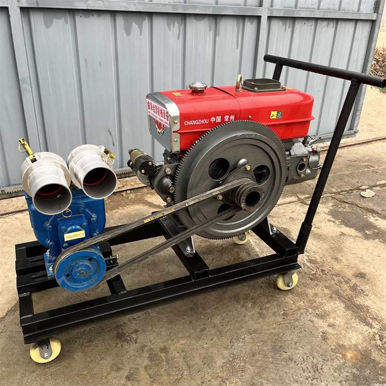 3寸4寸地下室排污混流泵 工程排水柴油机抽污水泵 3寸污水抽粪泵