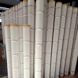 厂家批发162 2000除尘滤筒聚酯纤维过滤筒覆膜除尘滤筒防静电滤