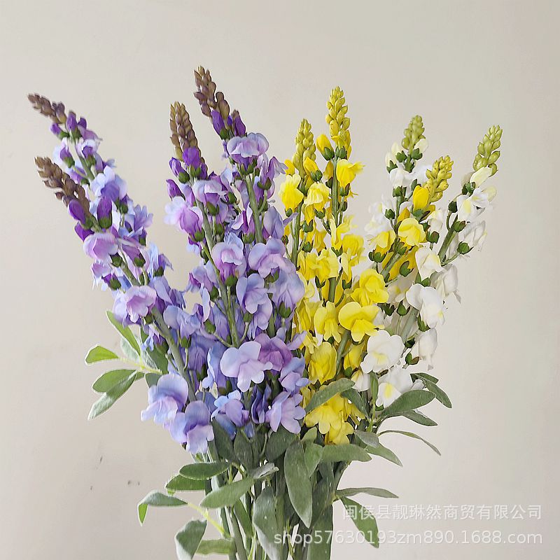 仿真飞燕草 高档逼真家居软装样板间装饰花艺客厅桌花组合diy