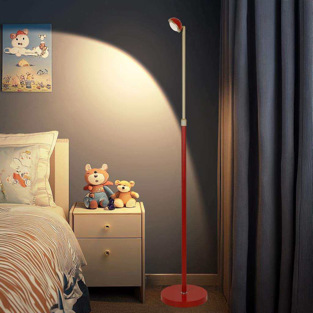 落地灯客厅沙发旁边高级感轻奢落地氛围灯卧室网红小红帽落地台灯