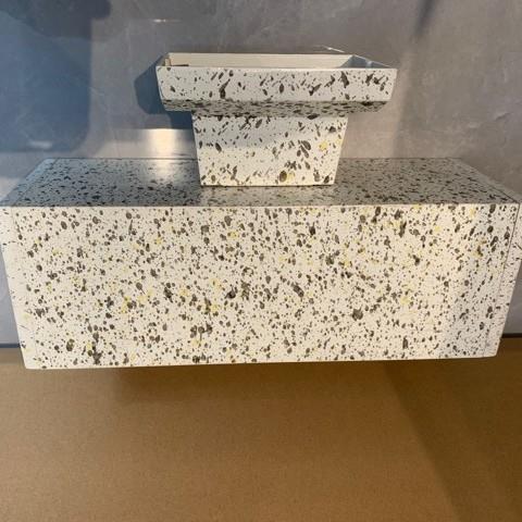 工厂直供花岗岩色户外壁灯外壳套件