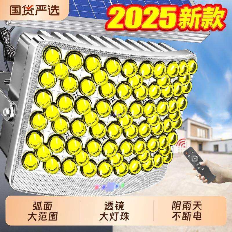 太阳能庭院灯户外灯家用2025新款超亮大功率强光人体感应照明路灯