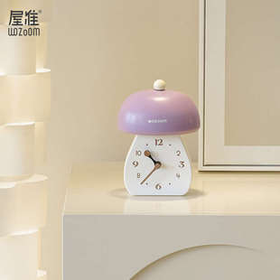 WOZOOM屋准家用轻奢钟表坐式玄关客厅创意简约座钟桌面摆件装饰品
