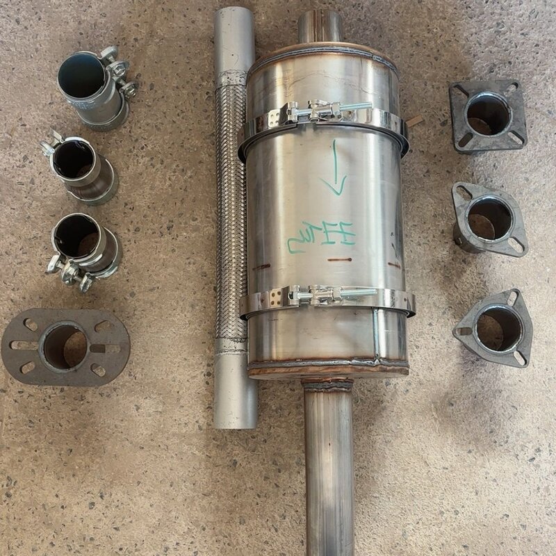 轻卡货车黑烟排气管消音器颗粒捕捉器黑烟通用包