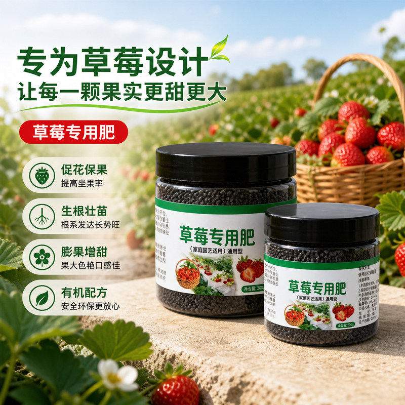 草莓专用有机营养液坐果促果
