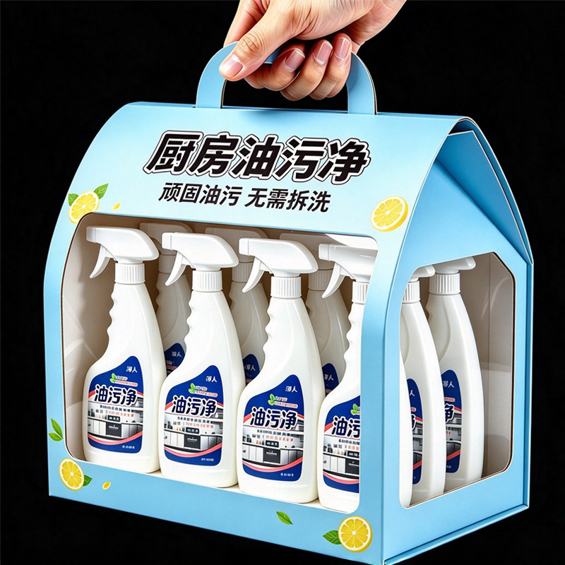重油污清洁剂厨房油烟机灶台家用清洗剂多功能强力去油除垢污渍净