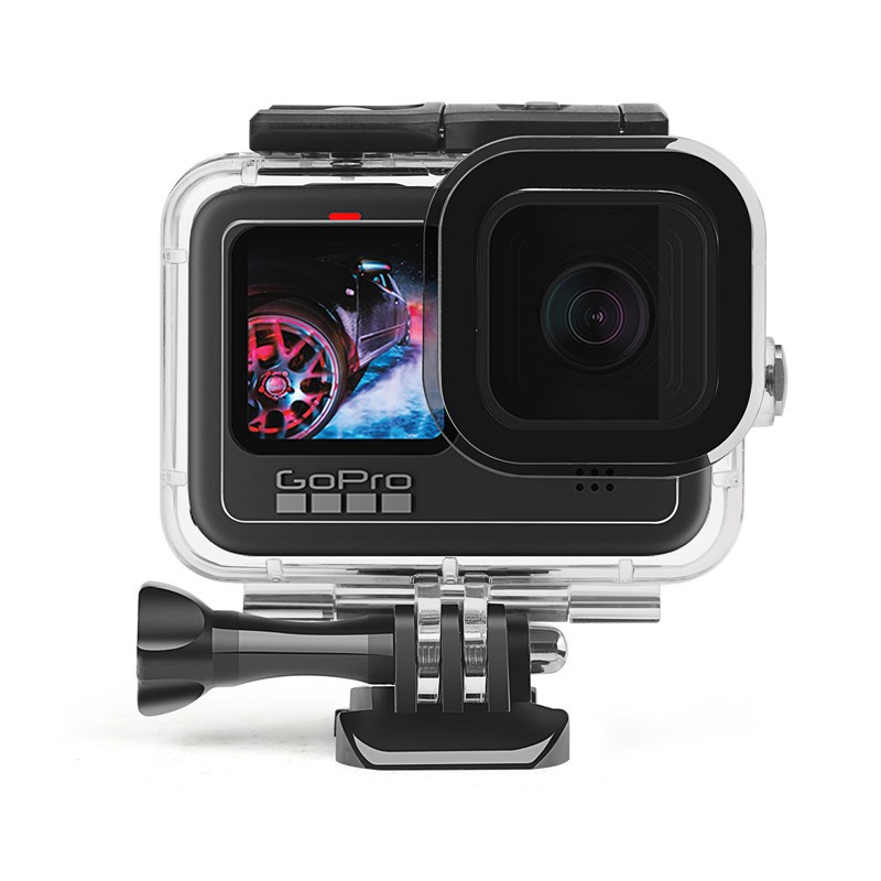 60米潜水防水壳适用于Gopro 9/10/11/12N相机防摔保护透明狗笼兔