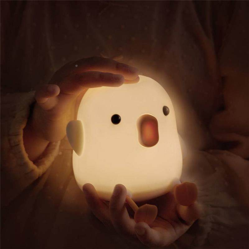 儿童网红鸭子小夜灯硅胶拍拍灯卧室床头柔光睡眠台灯氛围婴儿喂奶,家装灯饰光源,餐厅/卧室/书房吸顶灯,淘宝优惠券,粉丝福利购,淘宝优惠卷