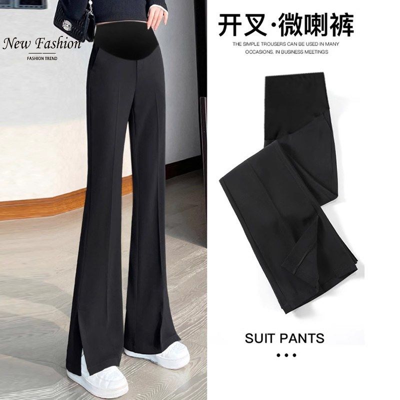 孕妇西装裤秋冬款开叉女神裤微喇叭裤秋装加绒孕期显瘦外穿休闲长,孕妇装/孕产妇用品/营养,孕妇打底裤,淘宝优惠券,粉丝福利购,淘宝优惠卷