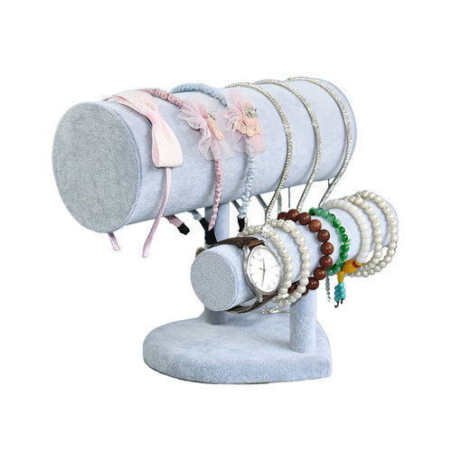 绒布头箍架子手串收纳摆件发卡陈列道具手链首饰架头绳发箍展示架