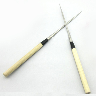 刺身叉 刺身筷子 日本料理店筷子 不锈钢尖头筷子寿司筷子 尖筷子