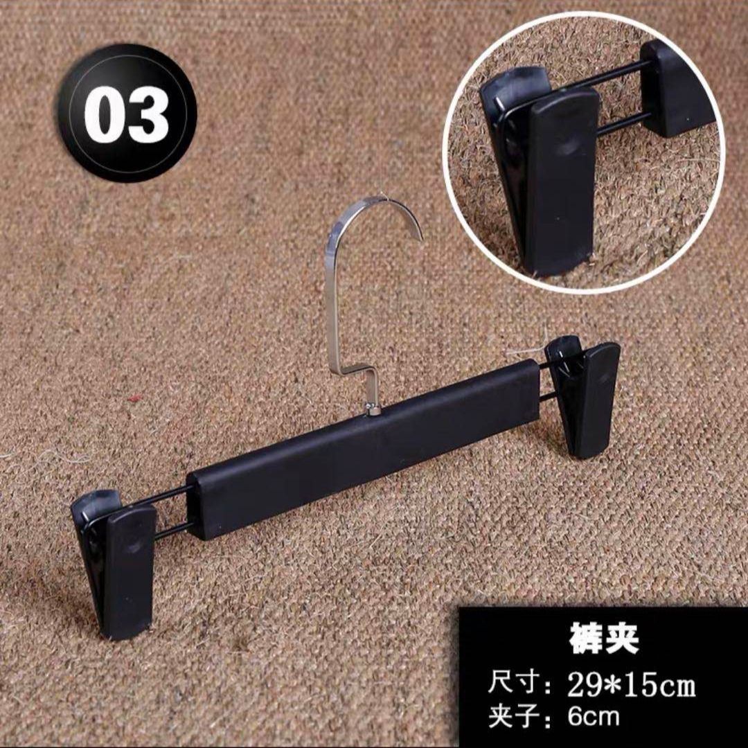 家用磨砂塑料裤架学生宿舍 jk 衣架晾晒衣服特价无痕强力夹子