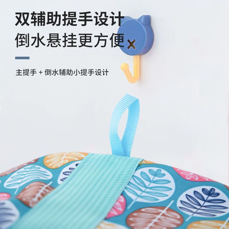 旅行露营便携可折叠提水桶泡脚洗脸水盆户外手提收纳洗脚袋