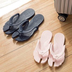 旅游 夏旅行用品轻便出差防滑便携沙滩人字拖游泳洗澡可折叠拖鞋