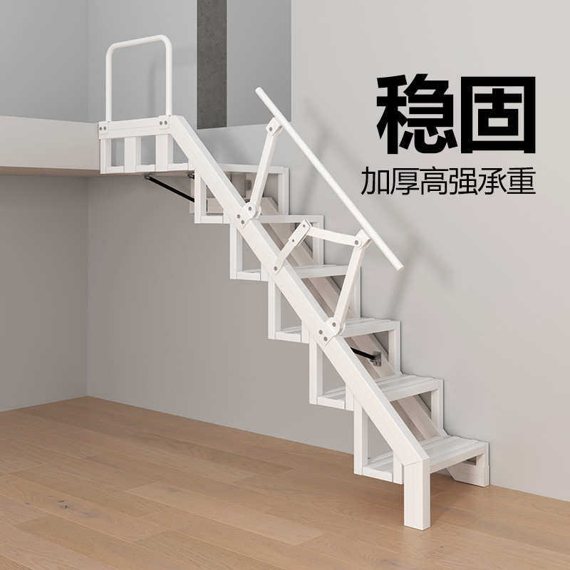 铝合金阁楼复式二楼楼梯家用伸缩折叠别墅室内外跃层loft梯子