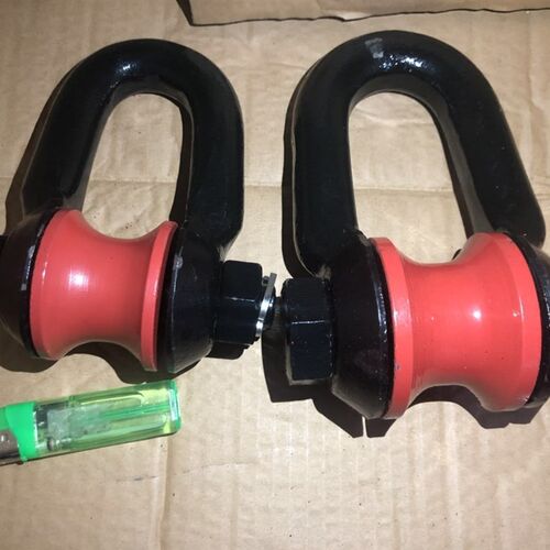 广东高品质船用起重滑轮卸扣式滑车滚轮式卸扣滑轮3吨4T5吨滚轮滑