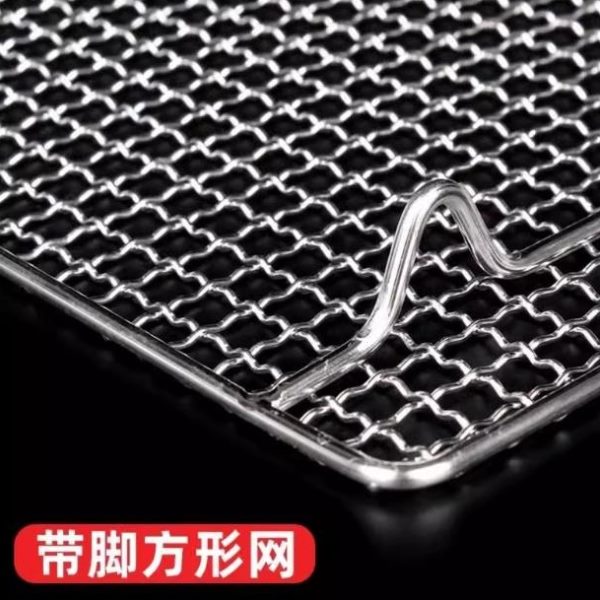 烘焙带架沥水晒烧烤网户外沥长方形网30晾脚油架烧烤网不锈钢4