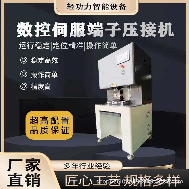 数控智能伺服压接机新能源大平方电线电缆端子压着机自动机