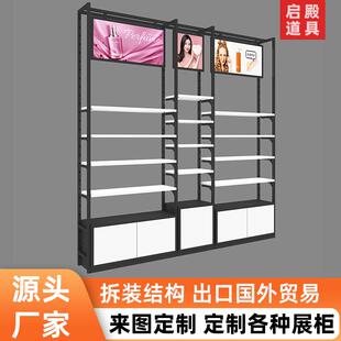 实体店铺橱窗展示的架货架展架带灯箱双面展示架正反两面高级感