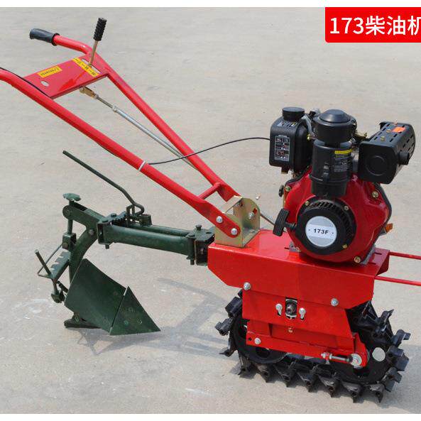 链轨式履带微耕机柴油农用独轮大马力趟地机开沟机施肥播种机山地