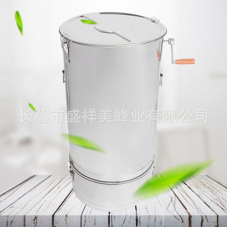 不锈钢二框自翻手动分体摇蜜机
