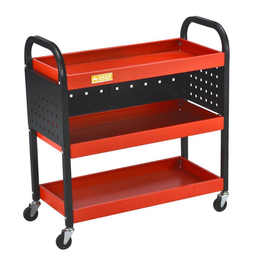 JMST现货高档轻巧万向刹车轮手推汽修零件收纳工具车