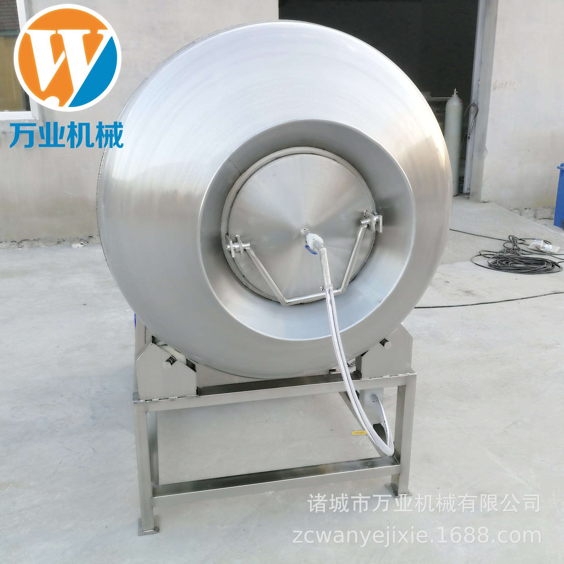 万业机械800公斤呼吸式真空滚揉