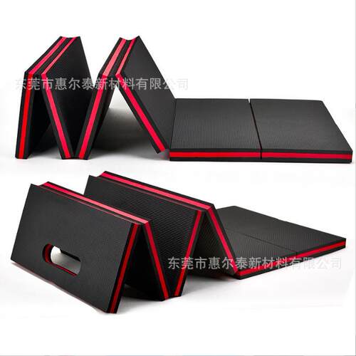 EVA折叠垫高弹压纹eva汽修跪垫防滑车库垫户外六折爬行垫泡棉垫