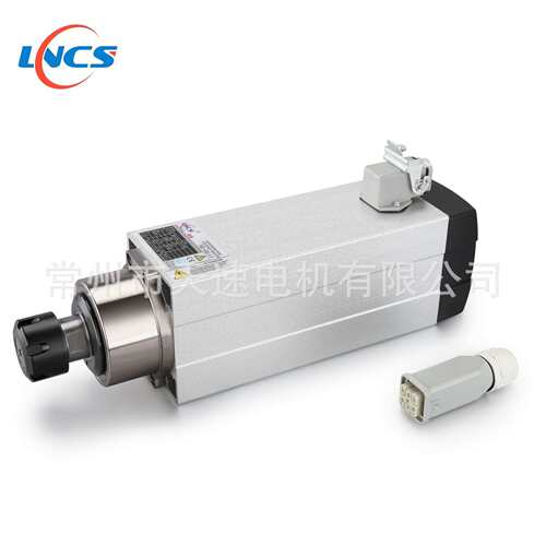 3.5KW风冷电主轴GDZ93*82-3.5后背安装ER25木工机械电主轴
