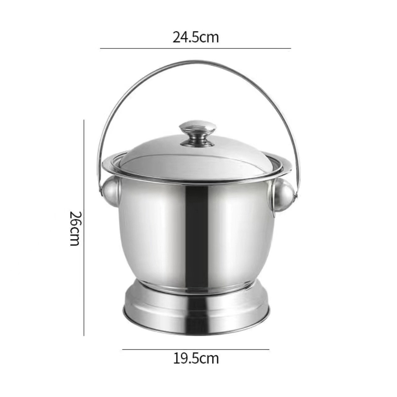 不锈钢加厚成人带盖可坐便器老人小孩孕妇痰盂家用尿桶加高,厨房/烹饪用具,汤锅/汤桶/卤肉桶,淘宝优惠券,粉丝福利购,淘宝优惠卷